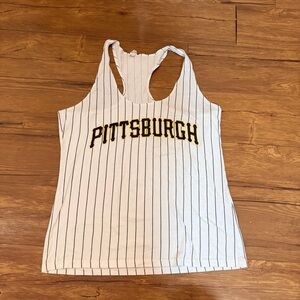 Pittsburgh Pirates Tank Top Lot Bundle Women's Size Large Black Yellow White